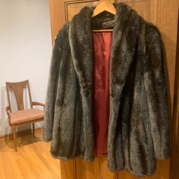 Vintage JAQUES SAINT LAURENT FOR GENELLE Fur Coat - Picture 1 of 10
